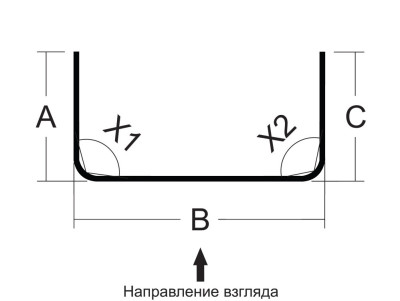 Складний вигин профільної труби, скарлайн кут