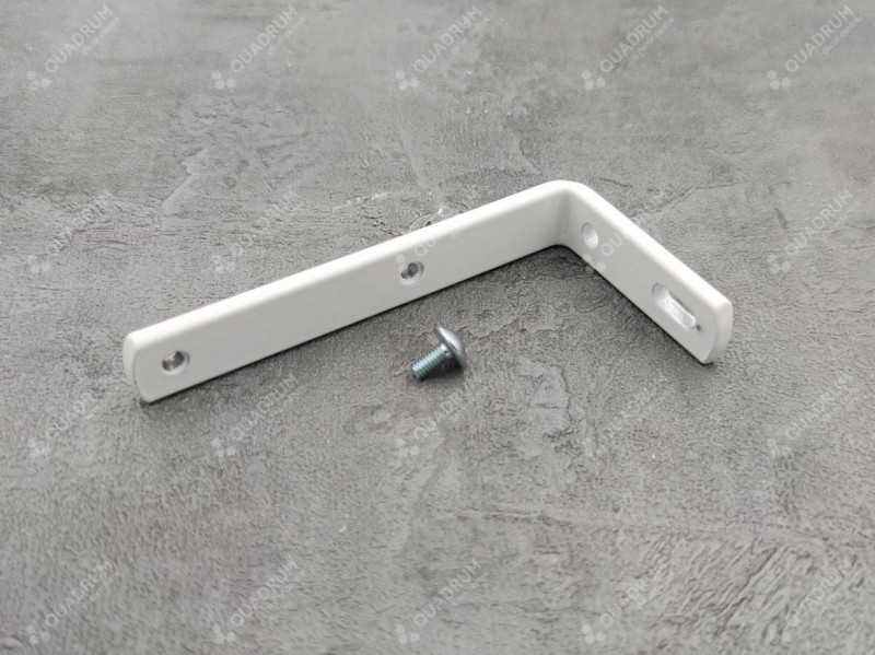 Тримач стіновий 10 см білий