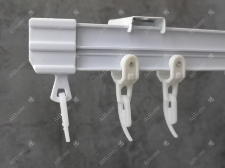 Стельовий гнучкий карниз Quadrum Classic одинарний 220 см