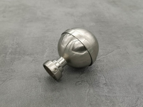 Карниз Quadrum Калісто 300 см одинарний сталь модерн 25 мм гладка (кільця з гачками)