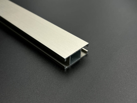 Карниз Quadrum Square line Заглушка 160 см одинарний сталь матова (тримач 9 см)