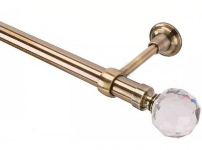 Карниз для штор Mardom Tende Crystal Антик одинарный 28 мм 160 см