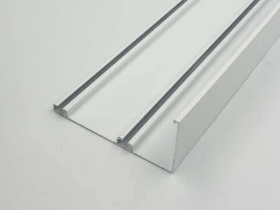 Профіль 2-ряд посилений з планкою (L 130мм) білий