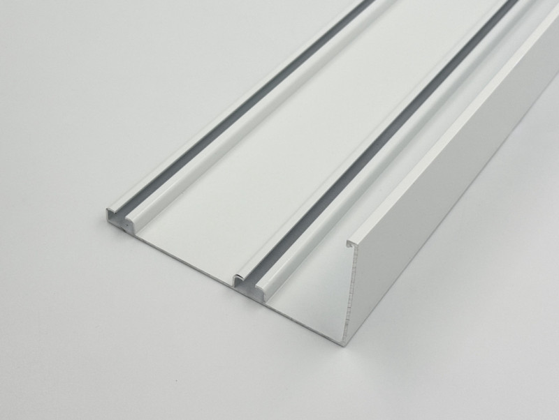 Профіль 2-ряд посилений з планкою (L 130мм) білий
