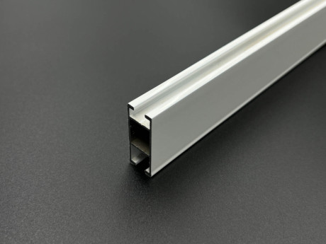 Карниз Quadrum Square line Заглушка 120 см одинарний білий (тримач 9 см)