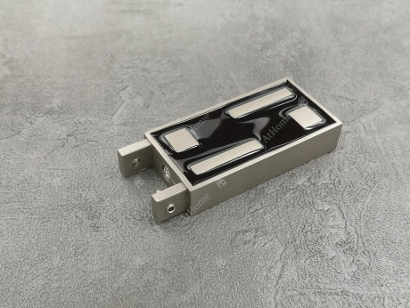 Карниз Marcin Dekor Square line G-Tech 200 см потрійний Сталь матова (тримач 11-14-17 см)