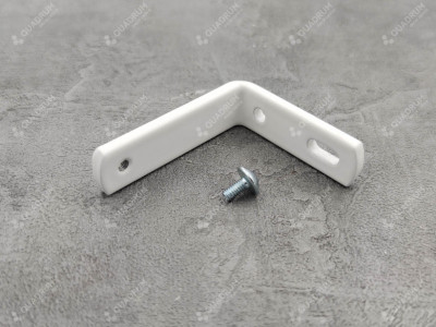 Тримач стіновий 3,5 см білий