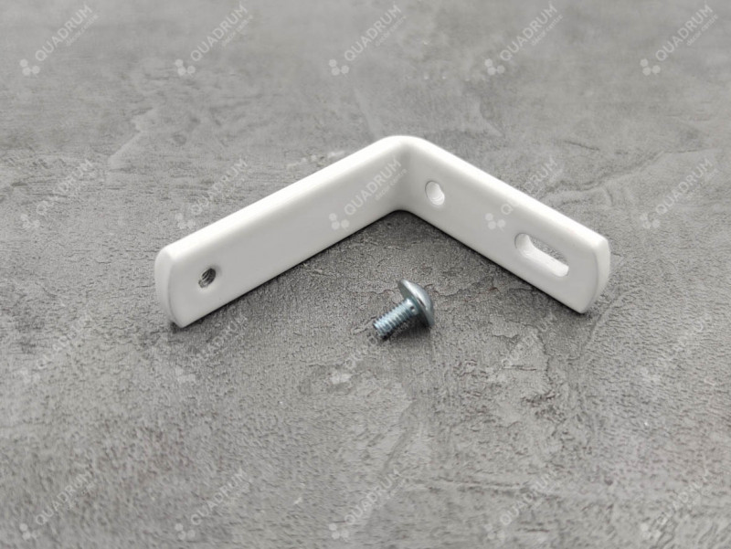 Тримач стіновий 3,5 см білий